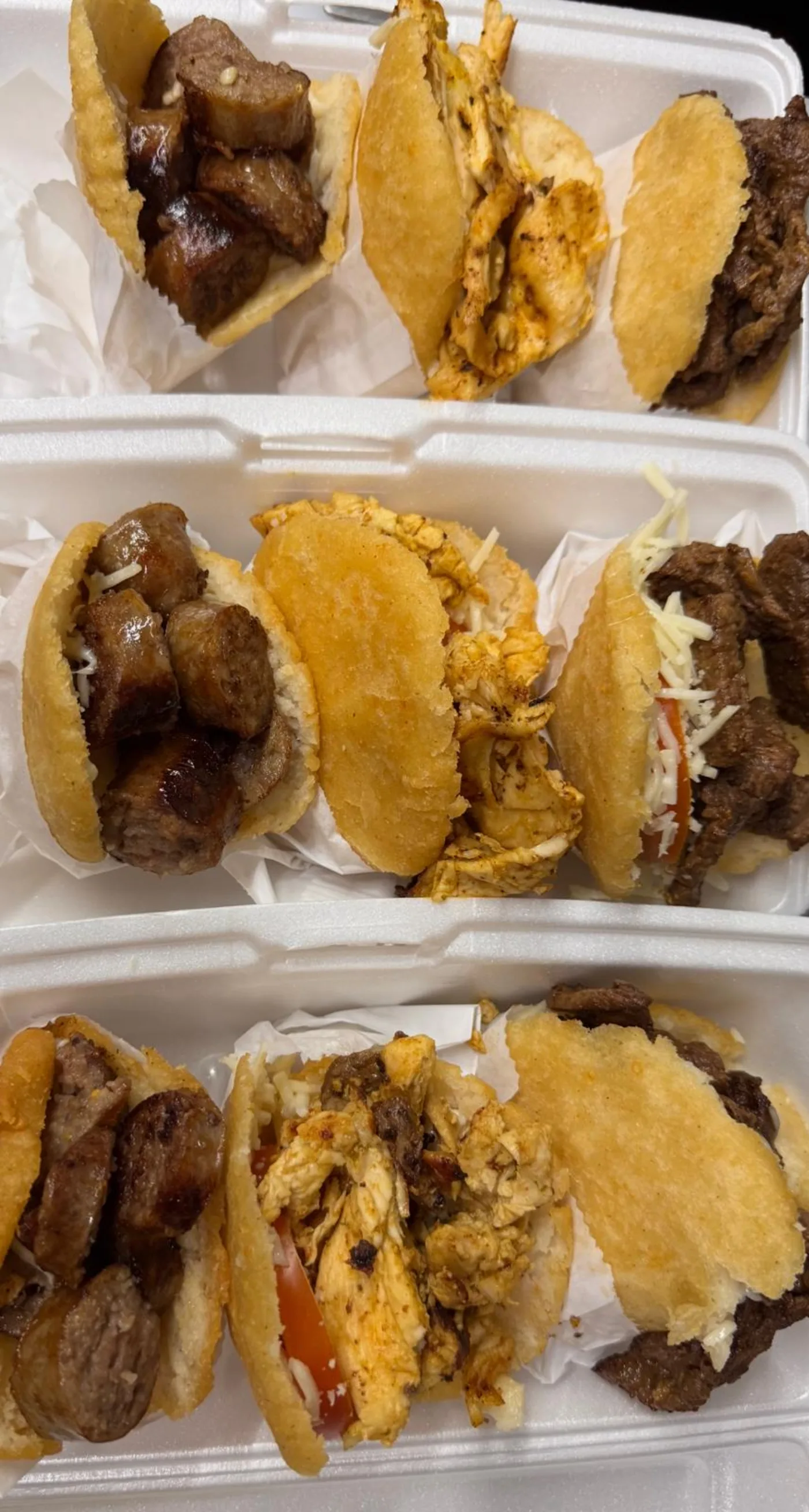 Trio of Arepas